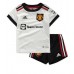 Manchester United Donny van de Beek #34 Udebanetrøje Børn 2022-23 Kortærmet (+ Korte bukser)
